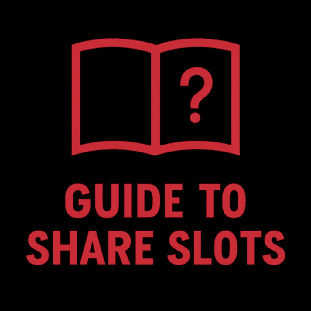 Icon representing the Guide to Share Slots Features.