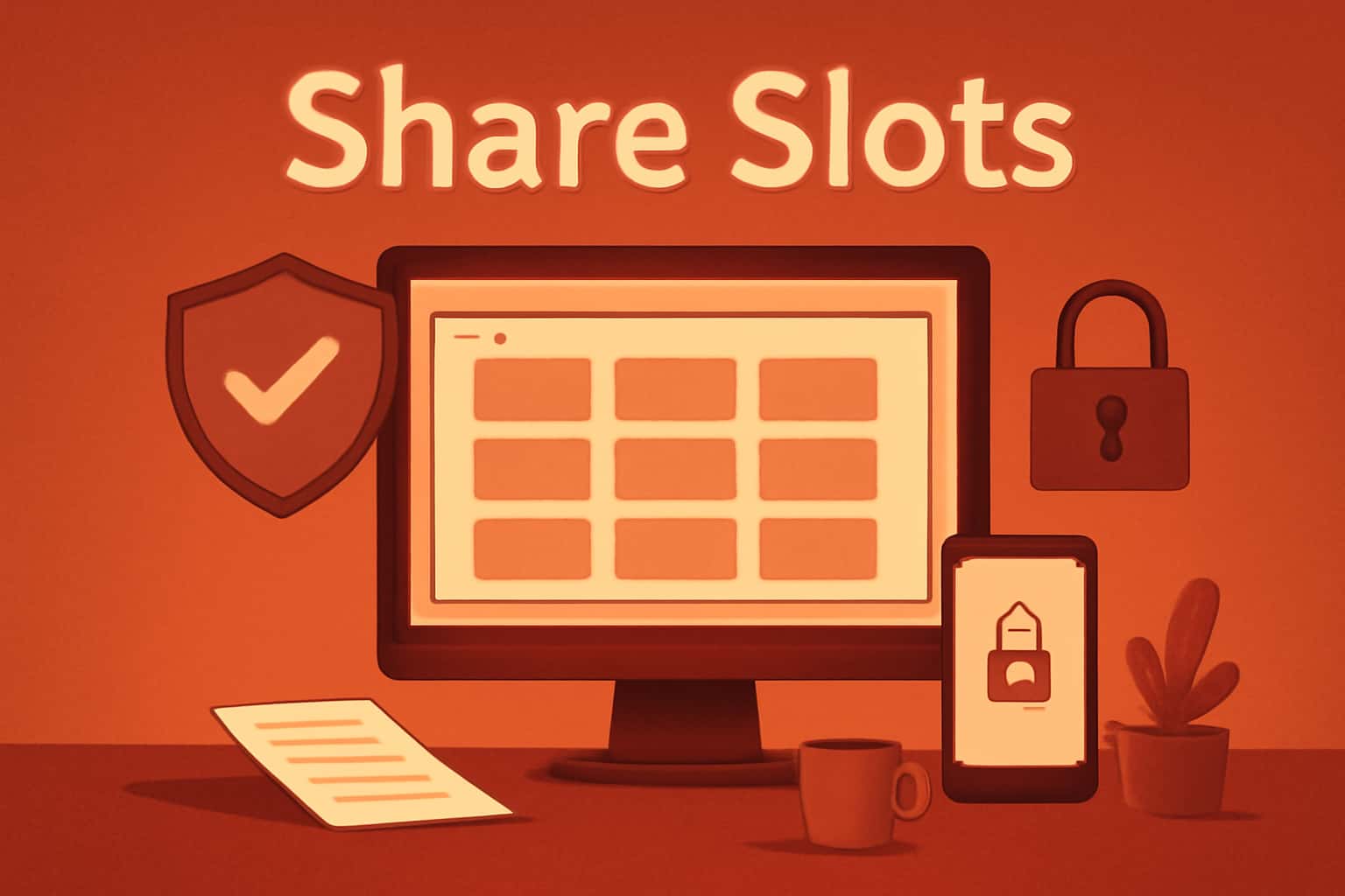 An informative graphic about securing Share Slots data.
