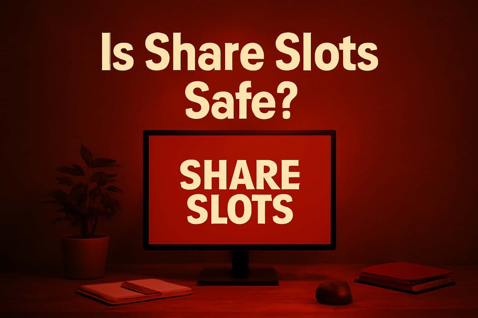 An informative scene depicting safety and security measures related to Share Slots.