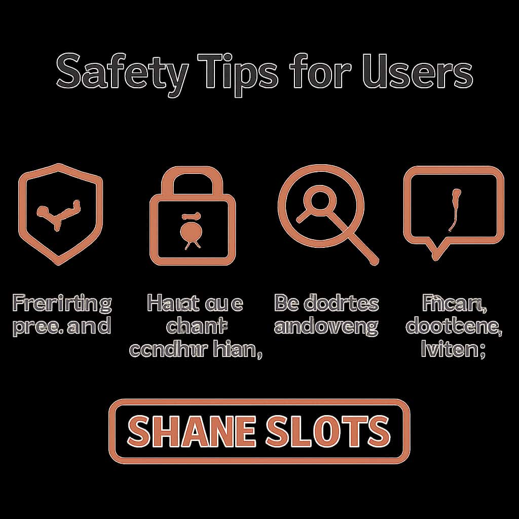 An illustration explaining safety measures for Share Slots users.