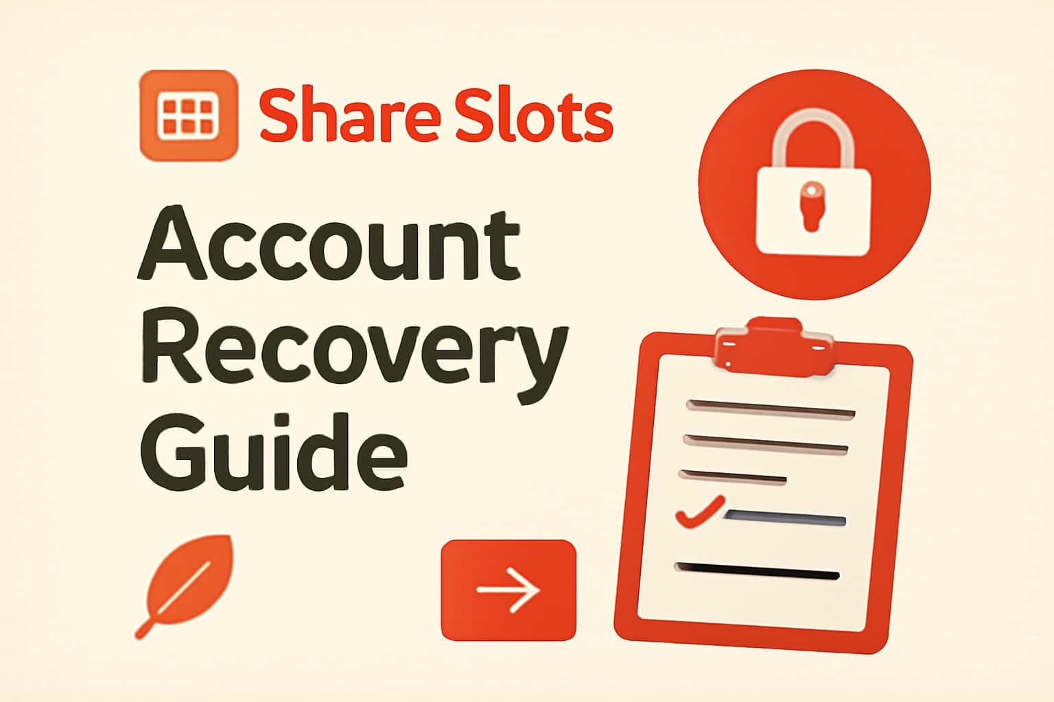 An informative illustration depicting the process of Share Slots account recovery.