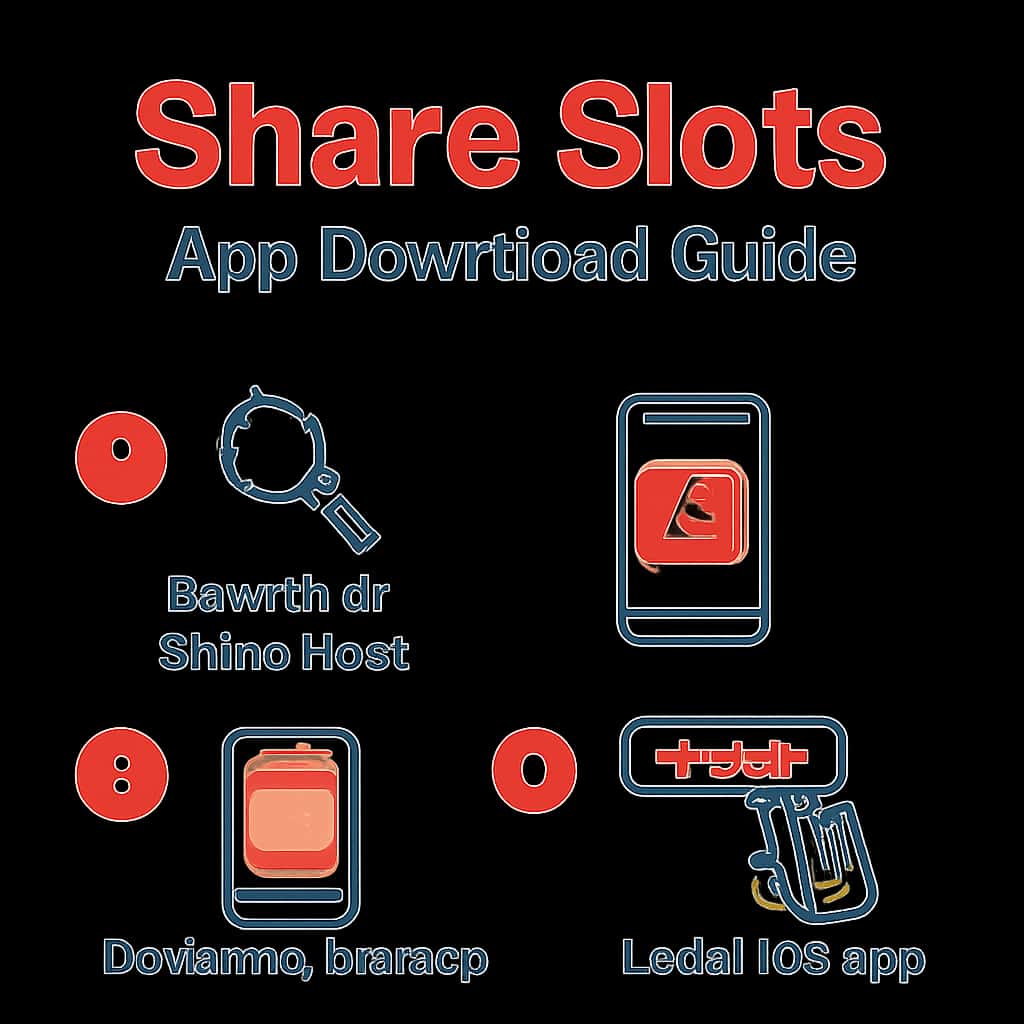 Diagram explaining app installation steps for Share Slots.