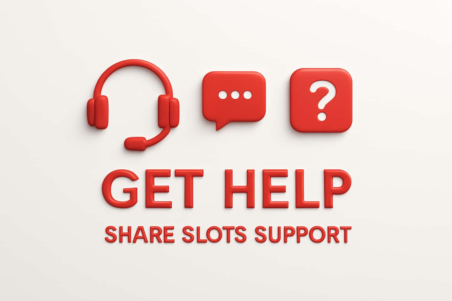 Get Help - Share Slots Support Interface