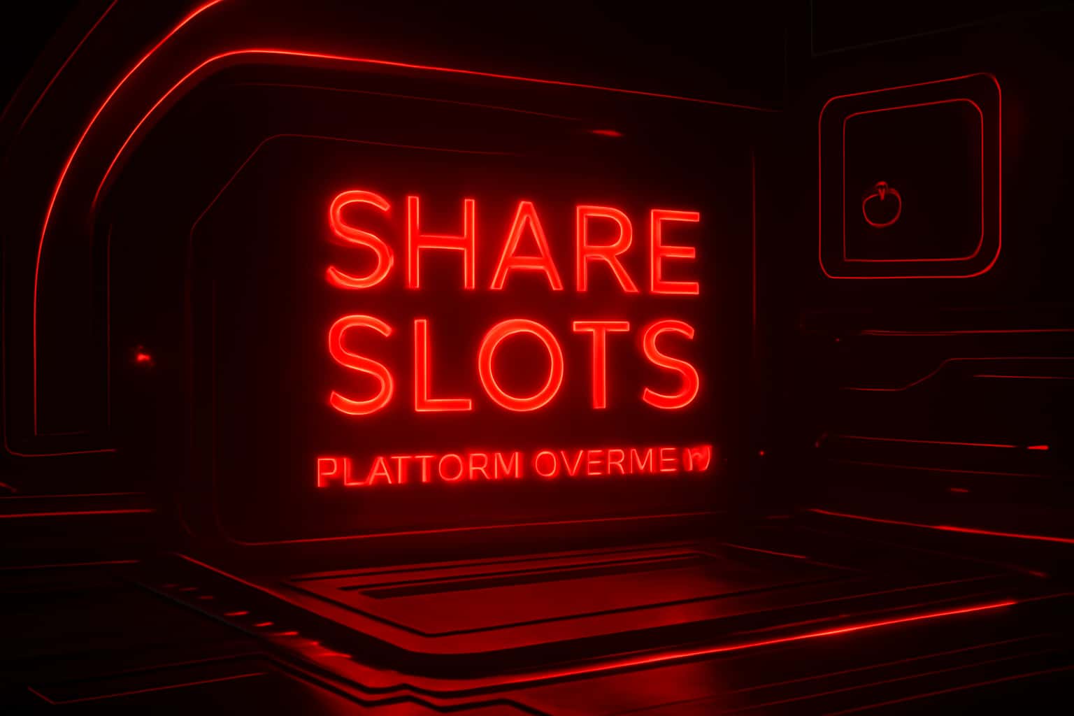 Futuristic gaming platform background