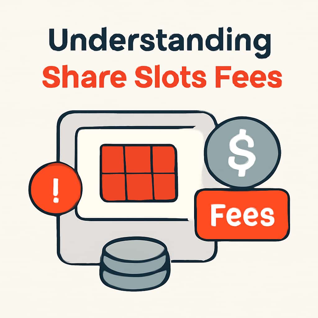 Diagram illustrating the structure of Share Slots Fees.